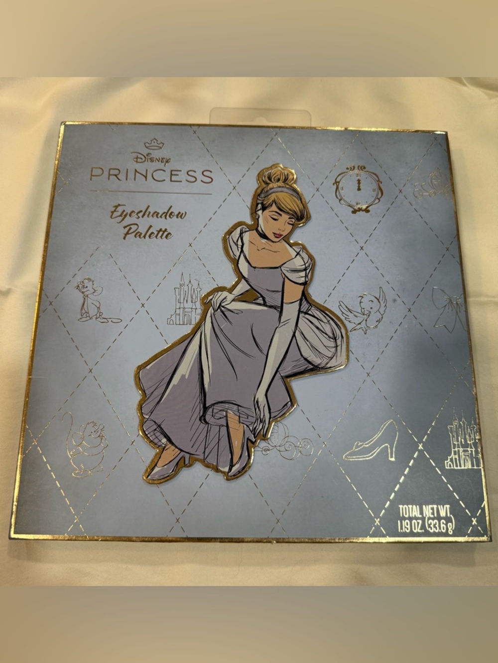 Disney Princess Cinderella Wall Art - Lavender and Gold Accents